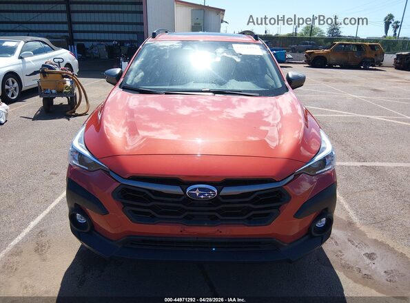 JF2GUADC4RH879337 2024 SUBARU CROSSTREK Orange Instrument cluster view