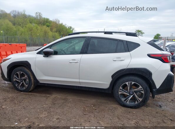JF2GUADC6R8301692 2024 SUBARU CROSSTREK White Սալոնի 360 աստիճան տեսք