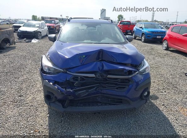 JF2GUHDC7S8340483 2025 SUBARU CROSSTREK Blue ხელსაწყოთა პანელის ხედი