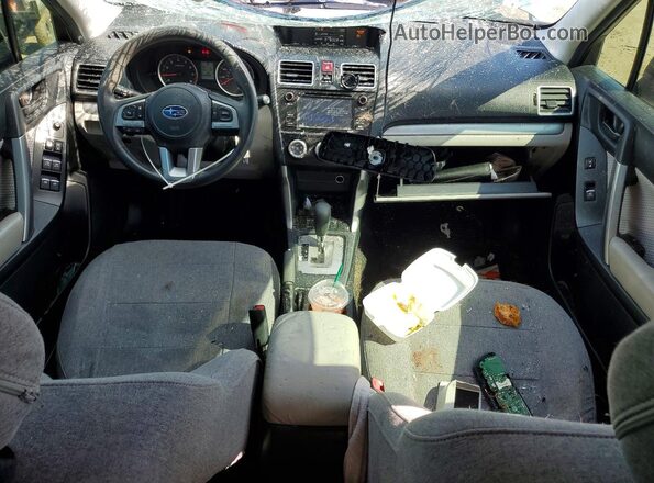 JF2SJABC0HH462401 2017 SUBARU FORESTER 2.5 Blue Widok deski rozdzielczej