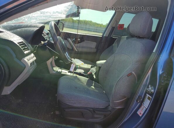 JF2SJABC0HH462401 2017 SUBARU FORESTER 2.5 Blue Widok wnętrza z przodu