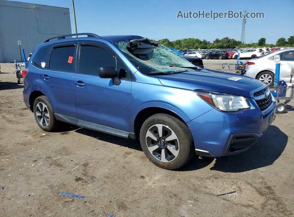 JF2SJABC0HH462401 2017 SUBARU FORESTER 2.5 Blue Przód prawy