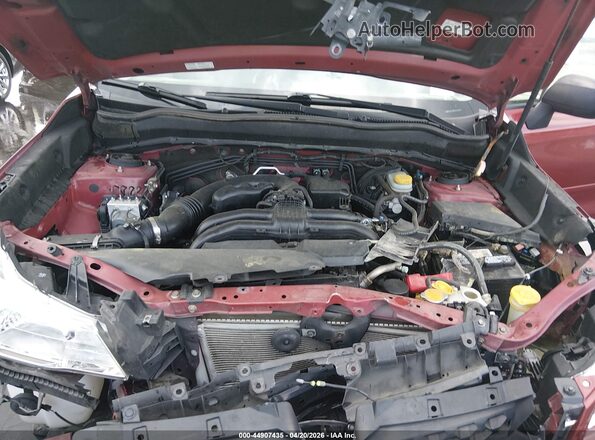 JF2SJABC2GH402392 2016 SUBARU FORESTER 2.5 Red უკანა ხედი
