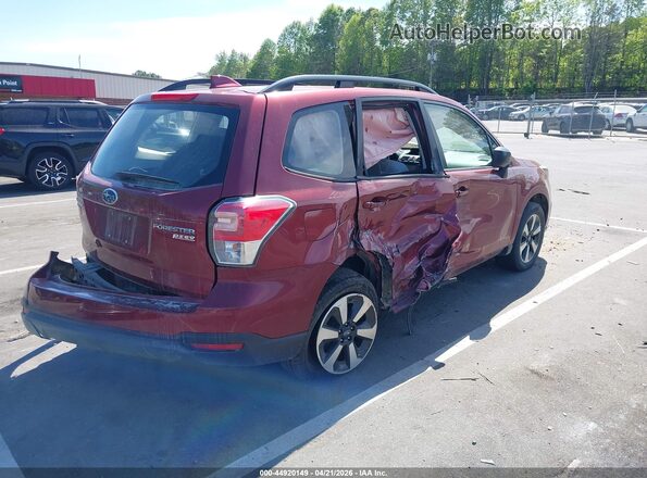 JF2SJABC2HH524140 2017 SUBARU FORESTER 2.5 Red Tył prawy