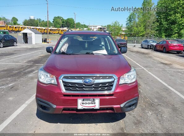JF2SJABC2HH524140 2017 SUBARU FORESTER 2.5 Red Widok deski rozdzielczej