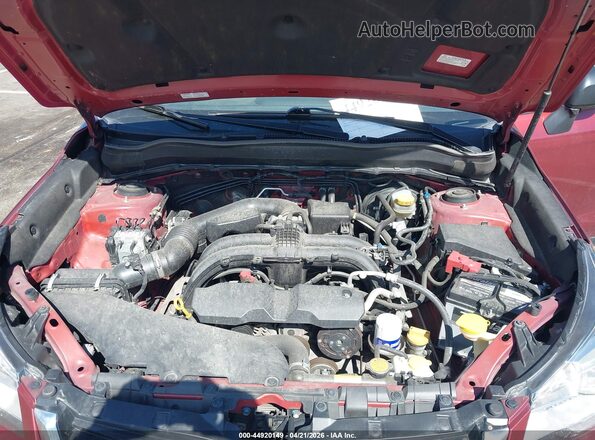 JF2SJABC2HH524140 2017 SUBARU FORESTER 2.5 Red Widok z tyłu