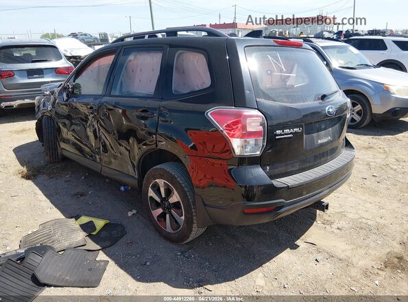 JF2SJABC2JH466195 2018 SUBARU FORESTER 2.5 Black Rear left