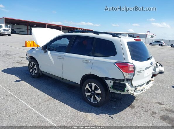 JF2SJABC3JH497133 2018 SUBARU FORESTER 2.5 White Tył lewy