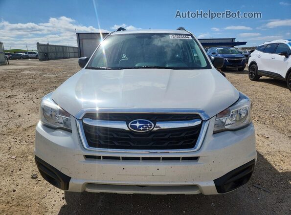 JF2SJABC6HH552295 2017 SUBARU FORESTER 2.5 White Front view