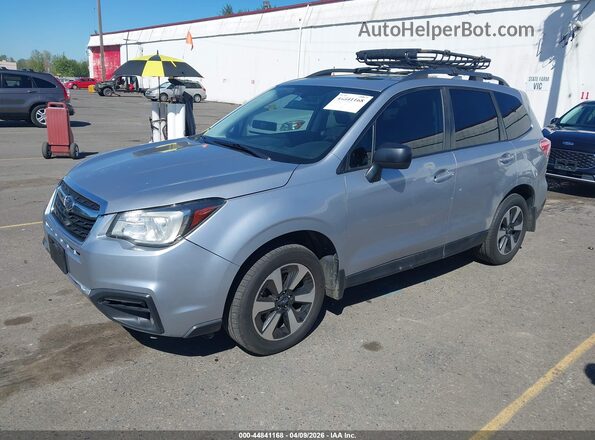 JF2SJAECXHH456732 2017 SUBARU FORESTER 2.5 Silver წინა მარცხენა ხედი სამი მეოთხედიდან