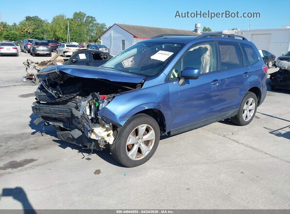 JF2SJAFC1GH555999 2016 SUBARU FORESTER 2.5 Blue 