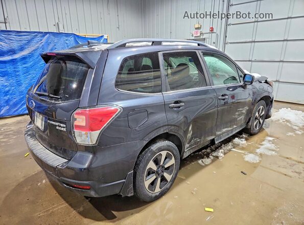 JF2SJAJC7HH475485 2017 SUBARU FORESTER 2.5 Charcoal Rear right
