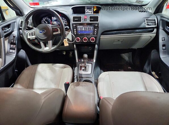 JF2SJAJC7HH475485 2017 SUBARU FORESTER 2.5 Charcoal Dashboard view