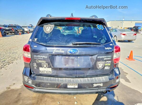 JF2SJAVC5GH439948 2016 SUBARU FORESTER 2.5I TO Black Հետևի տեսք