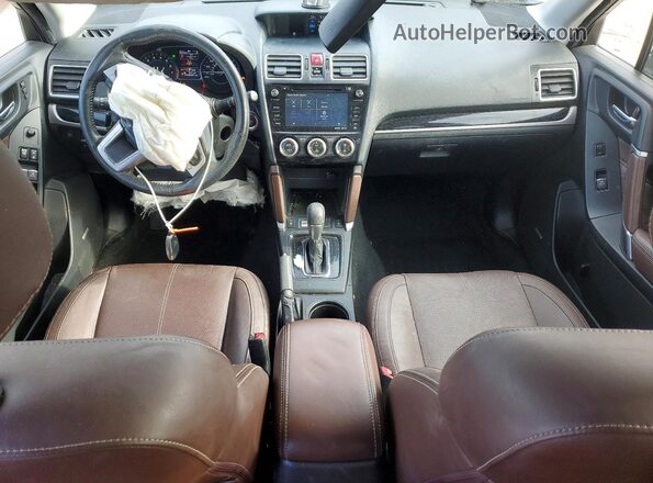 JF2SJAWC2HH596160 2017 SUBARU FORESTER 2.5I TO Черный Вид панели приборов