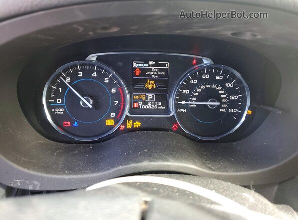 JF2SJAWC2HH596160 2017 SUBARU FORESTER 2.5I TO Черный Вид щитка приборов