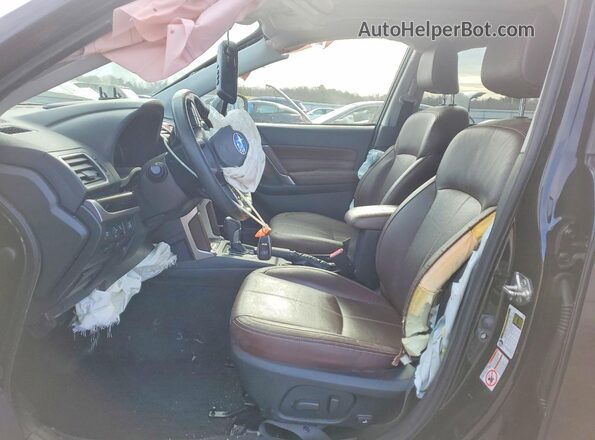 JF2SJAWC2HH596160 2017 SUBARU FORESTER 2.5I TO Черный Вид салона спереди