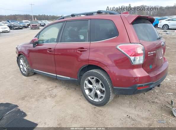 JF2SJAWC3HH587385 2017 SUBARU FORESTER 2.5I TO Red Trasero izquierdo