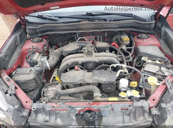 JF2SJAWC3HH587385 2017 SUBARU FORESTER 2.5I TO Red Vista trasera