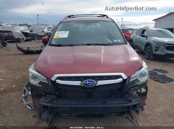 JF2SJAWC3HH587385 2017 SUBARU FORESTER 2.5I TO Red Vista del cuadro de instrumentos