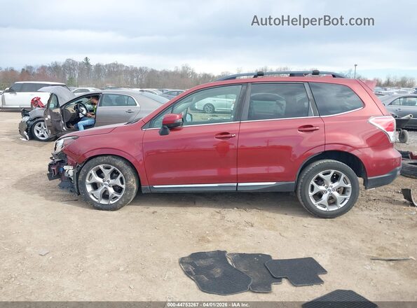 JF2SJAWC3HH587385 2017 SUBARU FORESTER 2.5I TO Red Vista interior de 360 grados