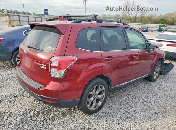 JF2SJAWC5HH449749 2017 SUBARU FORESTER 2.5I TO Burgundy უკანა მარჯვენა