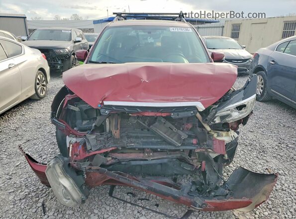 JF2SJAWC5HH449749 2017 SUBARU FORESTER 2.5I TO Burgundy წინა ხედი