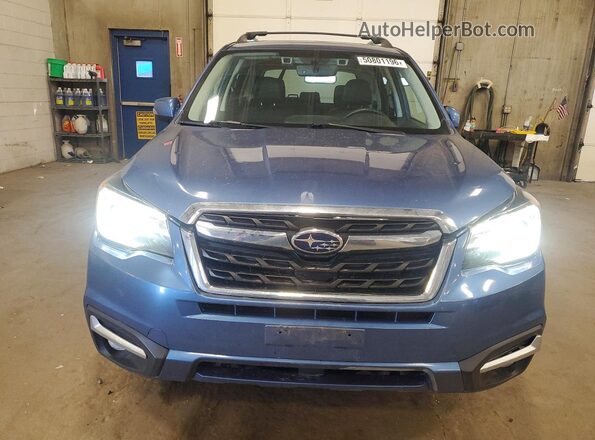 JF2SJAWC5HH807528 2017 SUBARU FORESTER 2.5I TO Blue Front view