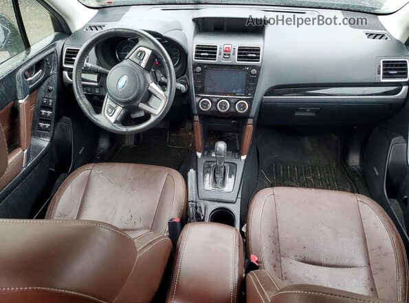 JF2SJAWCXHH535185 2017 SUBARU FORESTER 2.5I TO Gray Dashboard view