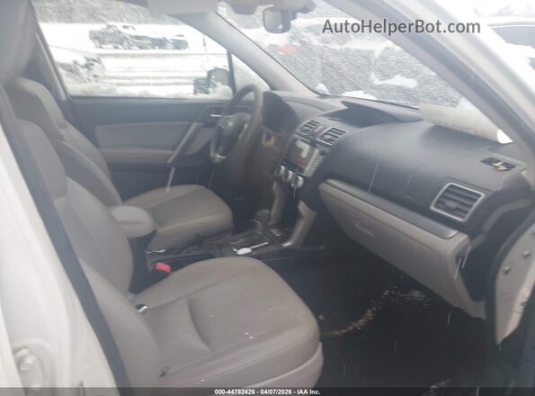 JF2SJAXC0GH447467 2016 SUBARU FORESTER 2.5I TO White წინა სალონის ხედი