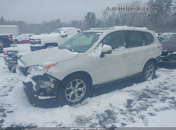 JF2SJAXC0GH447467 2016 SUBARU FORESTER 2.5I TO White წინა მარცხენა ხედი სამი მეოთხედიდან