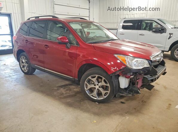 JF2SJAXC0GH517842 2016 SUBARU FORESTER 2.5I TO Maroon წინა მარჯვენა