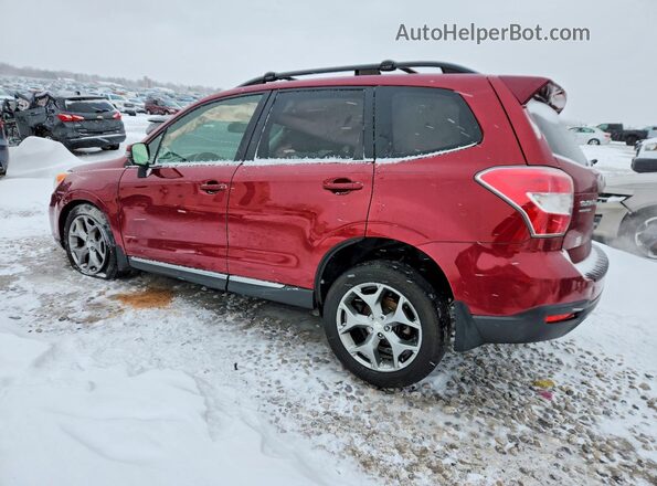 JF2SJAXC1GH509037 2016 SUBARU FORESTER 2.5I TO Maroon Trasero izquierdo