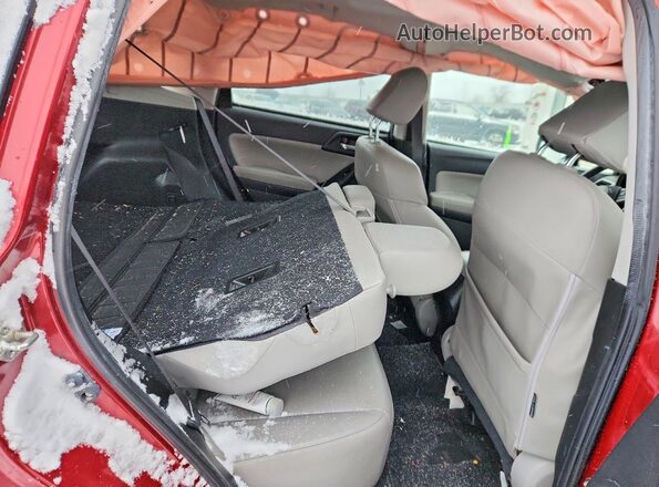 JF2SJAXC1GH509037 2016 SUBARU FORESTER 2.5I TO Maroon Vista de los asientos traseros