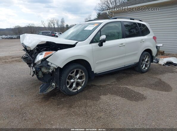 JF2SJAXC4GH525569 2016 SUBARU FORESTER 2.5I TO White Vista tres cuartos delantera izquierda