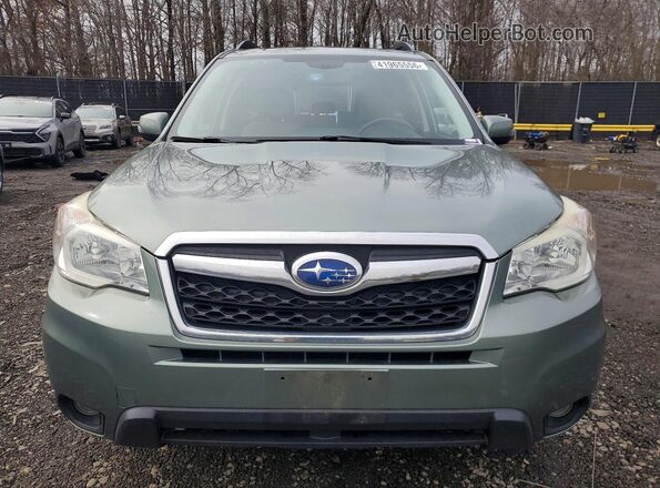JF2SJAXC5GH425951 2016 SUBARU FORESTER 2.5I TO Green Widok z przodu