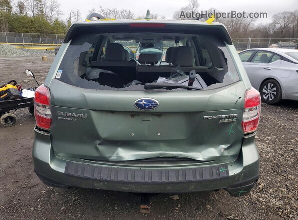 JF2SJAXC5GH425951 2016 SUBARU FORESTER 2.5I TO Green Widok z tyłu