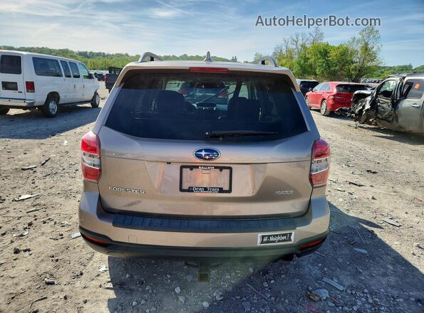 JF2SJAXC9GH536941 2016 SUBARU FORESTER 2.5I TO Tan უკანა ხედი