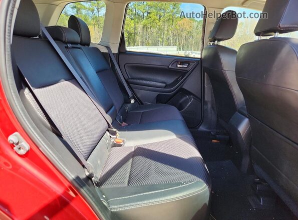 JF2SJGEC3HH408962 2017 SUBARU FORESTER2. Burgundy Rear interior view