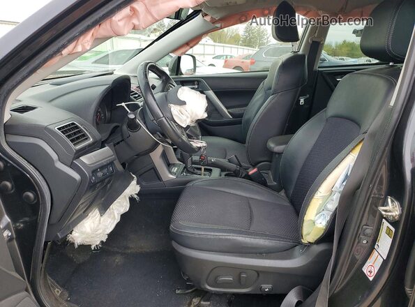 JF2SJGEC6JH417564 2018 SUBARU FORESTER2. Gray Вид салону спереду