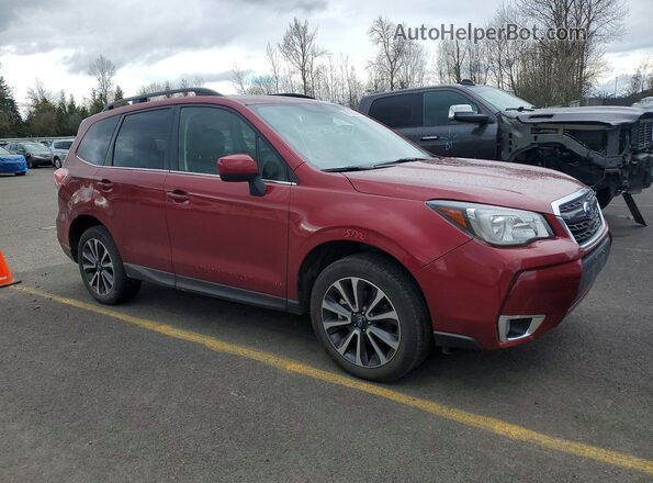 JF2SJGEC7JH477790 2018 SUBARU FORESTER2. Red Front right