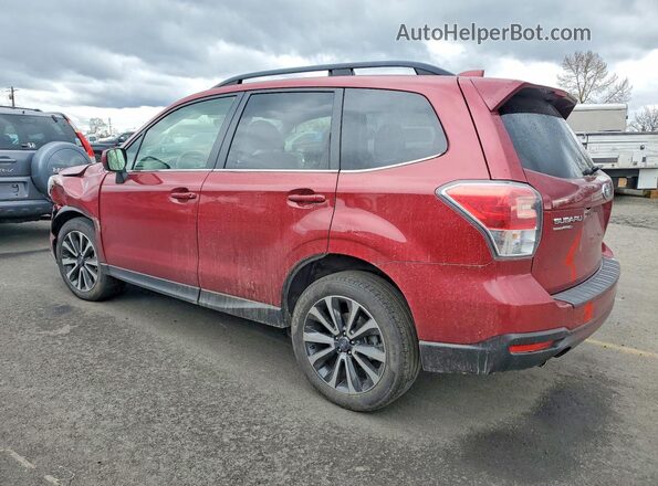 JF2SJGEC7JH477790 2018 SUBARU FORESTER2. Red Rear left
