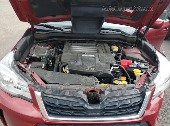 JF2SJGEC7JH477790 2018 SUBARU FORESTER2. Red Rear interior view