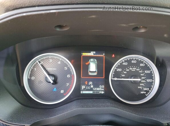 JF2SKADC9RH442952 2024 SUBARU FORESTER Red ხელსაწყოთა პანელის ხედი
