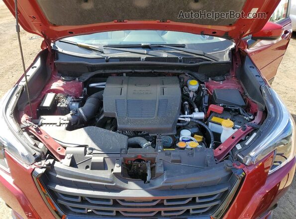 JF2SKADC9RH442952 2024 SUBARU FORESTER Red ძრავის განყოფილების ხედი