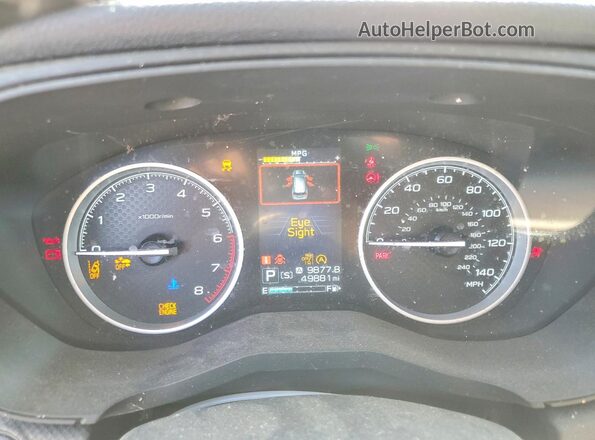 JF2SKAEC5PH453118 2023 SUBARU FORESTER Green ხელსაწყოთა პანელის ხედი