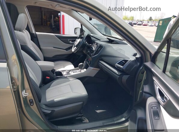 JF2SKAFC7MH422835 2021 SUBARU FORESTER Green Вид салону спереду