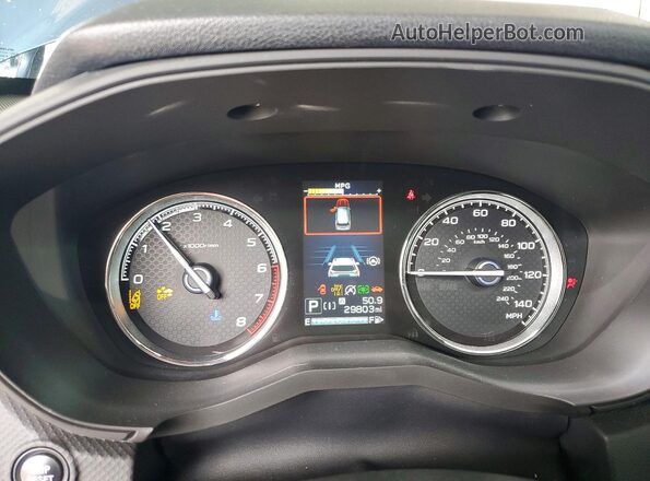 JF2SKAMC9RH427271 2024 SUBARU FORESTER Blue Вид щитка приладів