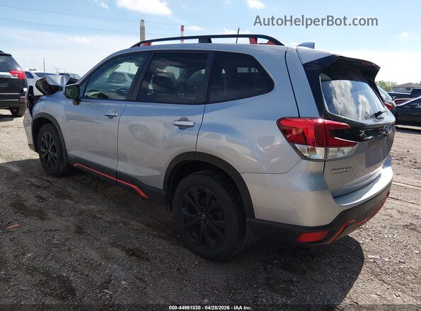 JF2SKAPC4KH545262 2019 SUBARU FORESTER Silver Задня ліва чверть