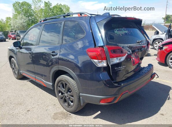 JF2SKARC1MH435639 2021 SUBARU FORESTER Black Tył lewy